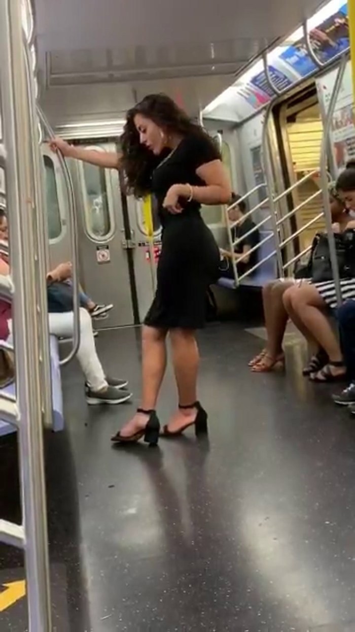 Women in the subway