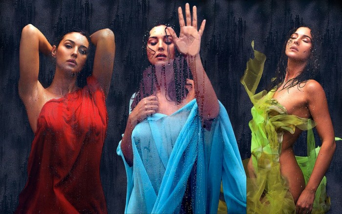 Photo shoots of Monica Bellucci in youth