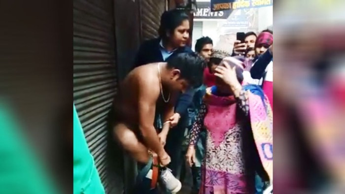 Group fuck in a public place