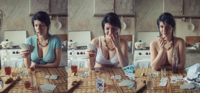 Girls in Africa with punishment