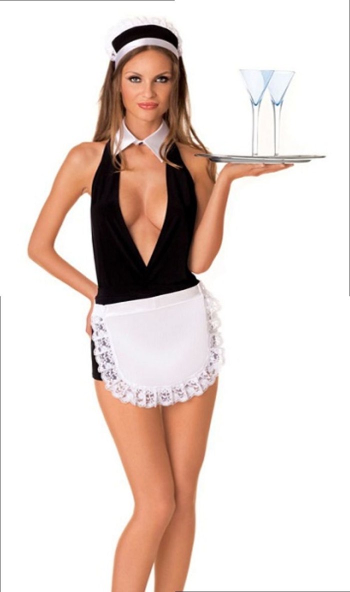 The costume of the waitress