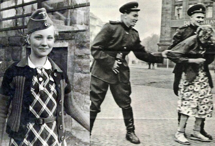 American Soldiers ww2 Raping Womens German