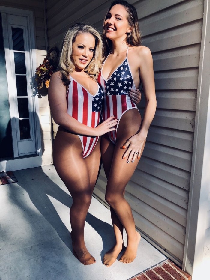 Japanese in swimsuits and tights