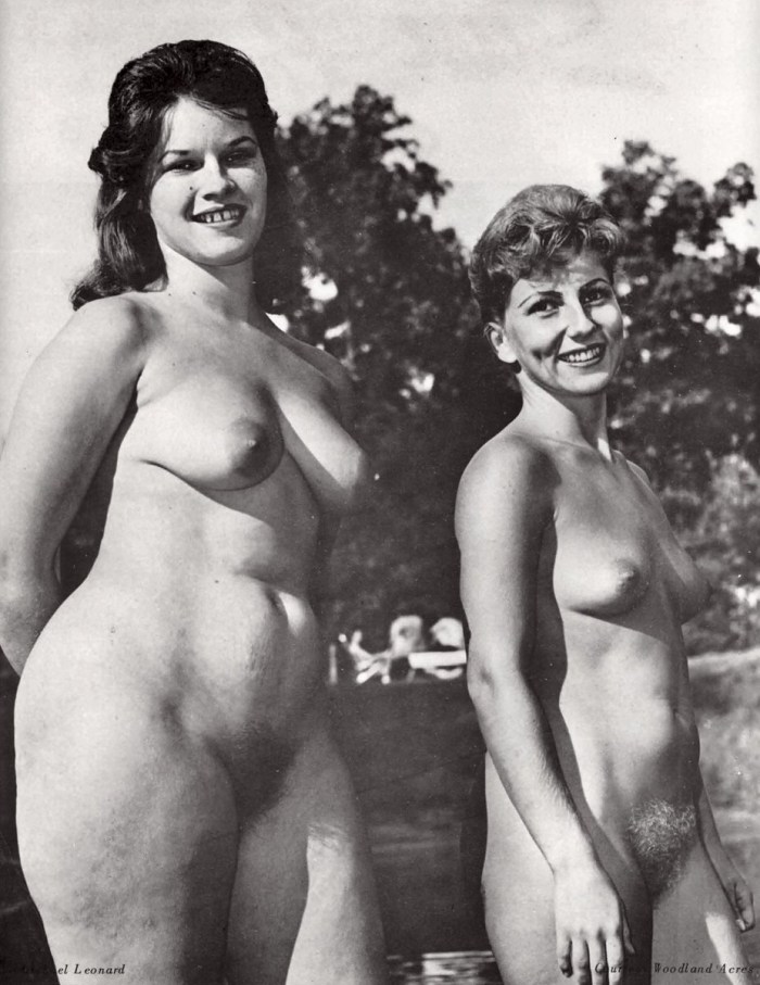 Retro girls with hairy pubes