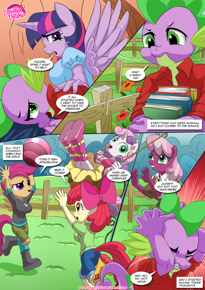 Comics Equestria Untamed Spike 18 +