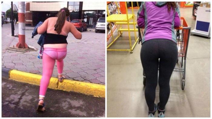 Fat girls in leggings