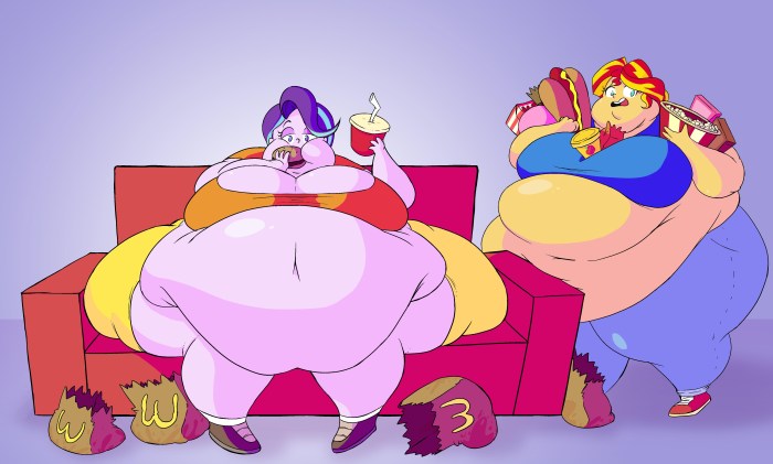 Fat Weight Gain Sunset Shimmer