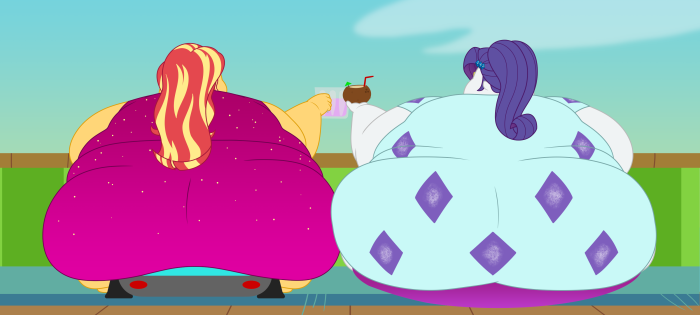 Thick pereolled set shimmer