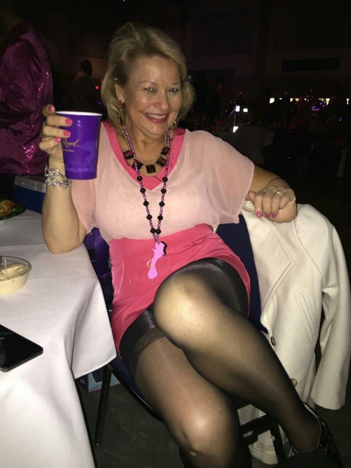 Fat women in white underpants