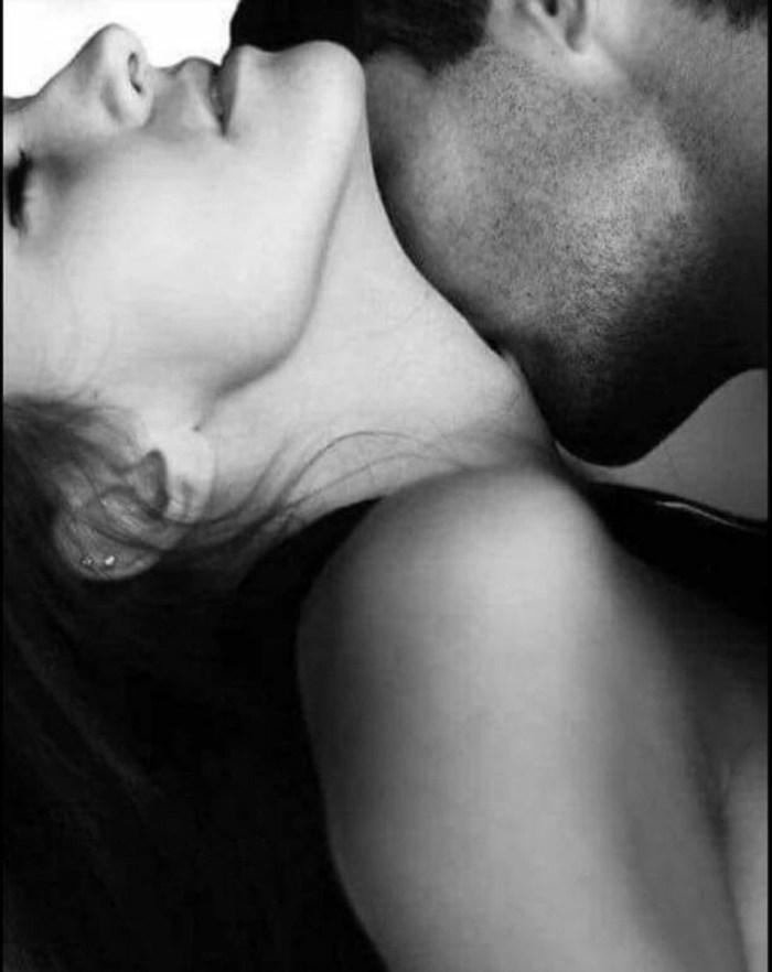 Naked vacationers at the hotel