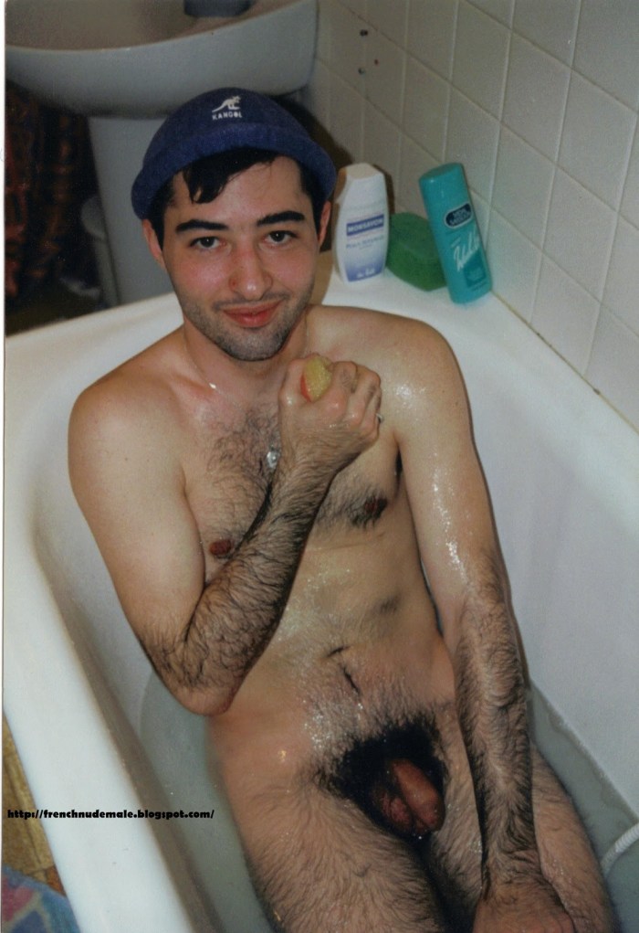 Naked men in public places