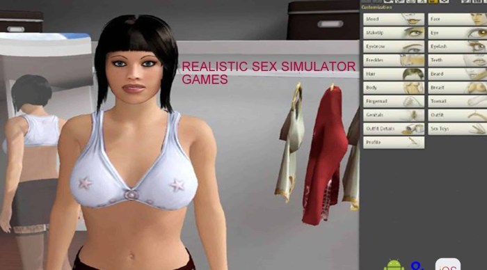 Undressing simulator