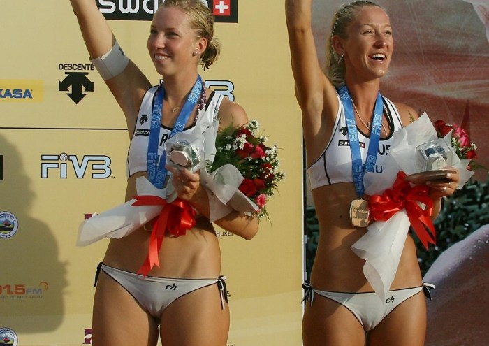 Ekaterina Gamova in a swimsuit