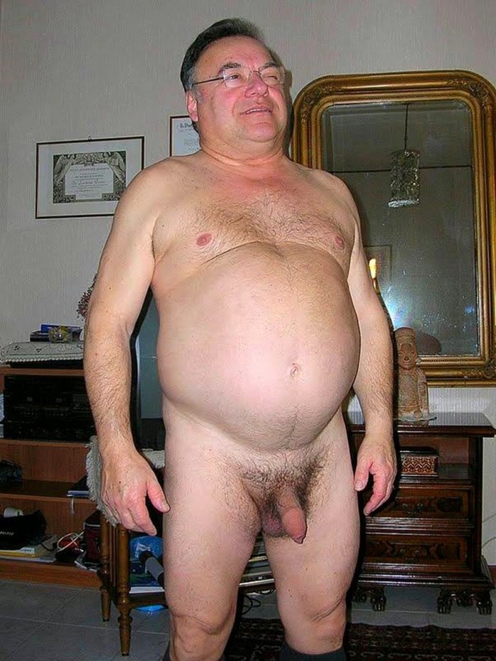 Elderly men in shorts