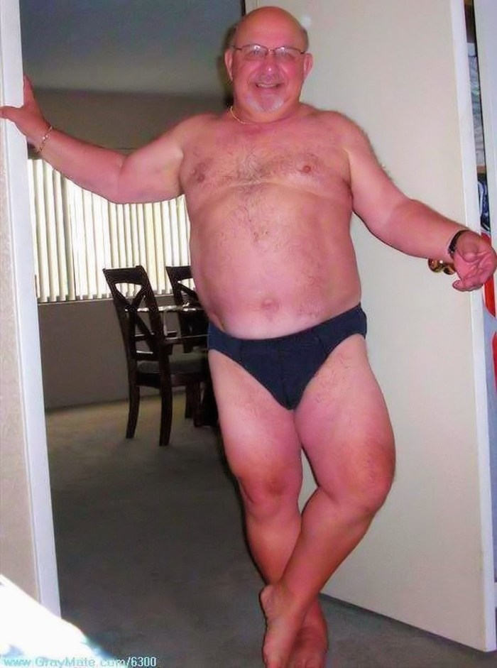 Naked fat old men