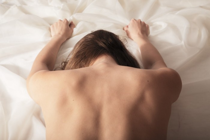 Female back from above