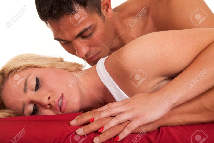 Woman Lay on Man