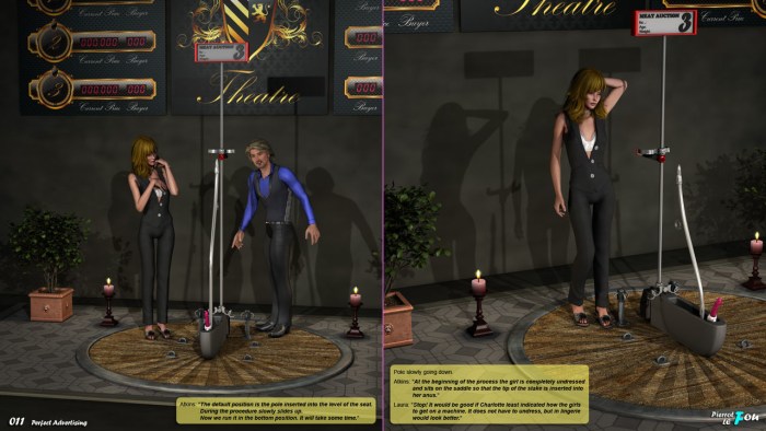 Naked fat man in BDSM