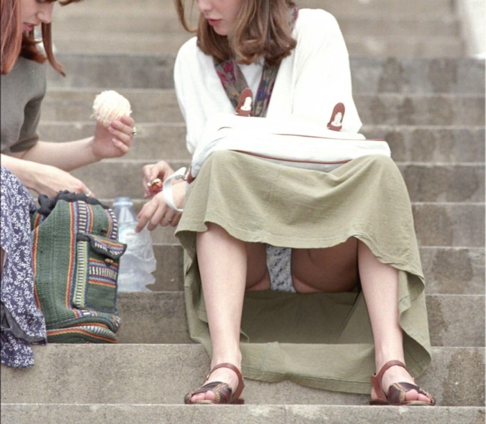 Spied in public places