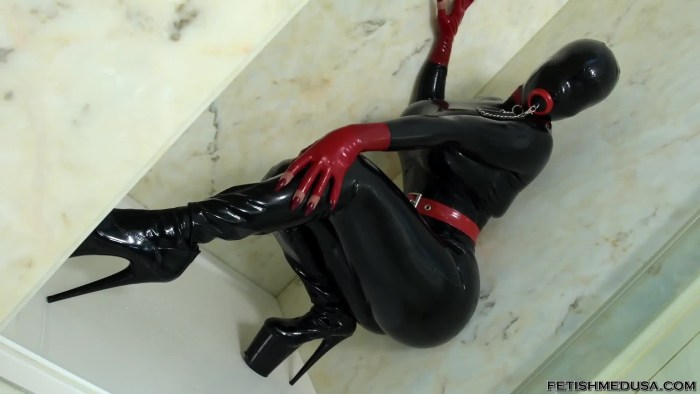 Cum in a rubber doll