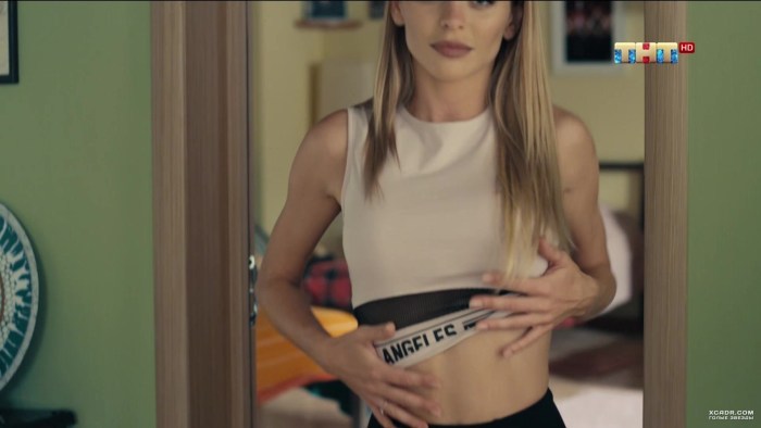 Alla Grishko university in underwear