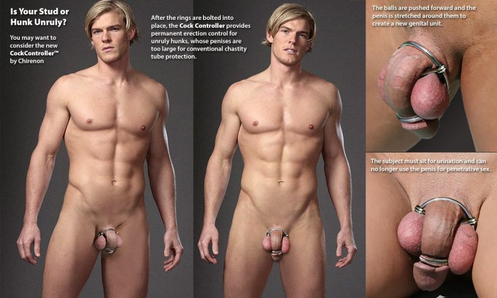 Naked men with huge members