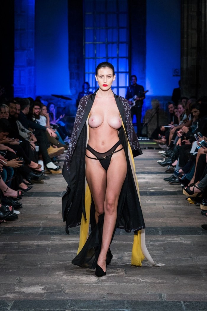 Mercedes Benz Fashion Week 2011 Nipple Nude