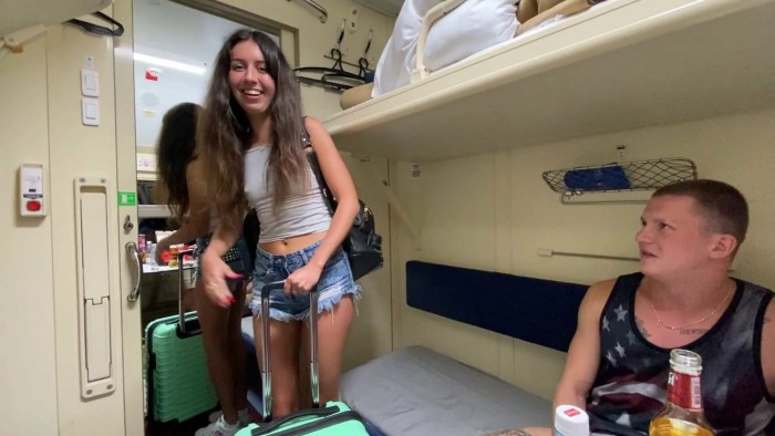 Petering in a public place