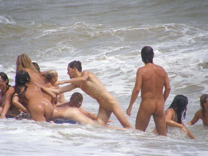 Family nudism in the Crimea Nude