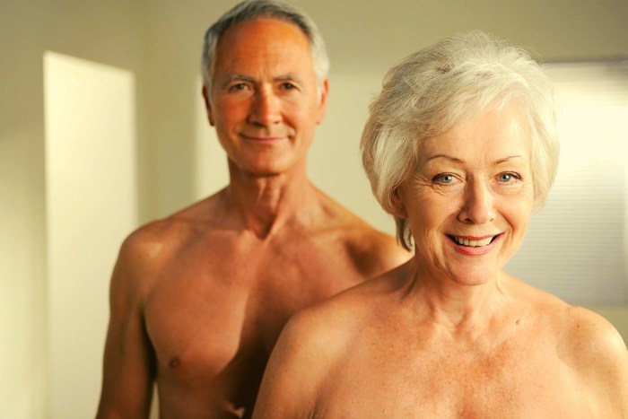 Female breasts in old age