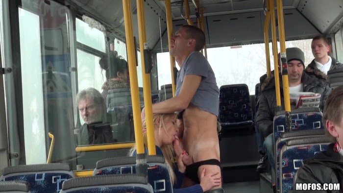 Naked people in transport