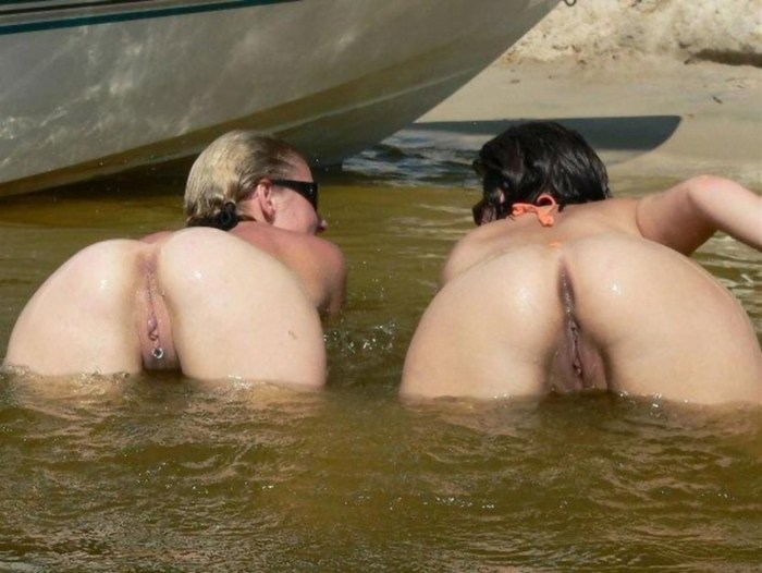 Home cunnilingus close -up