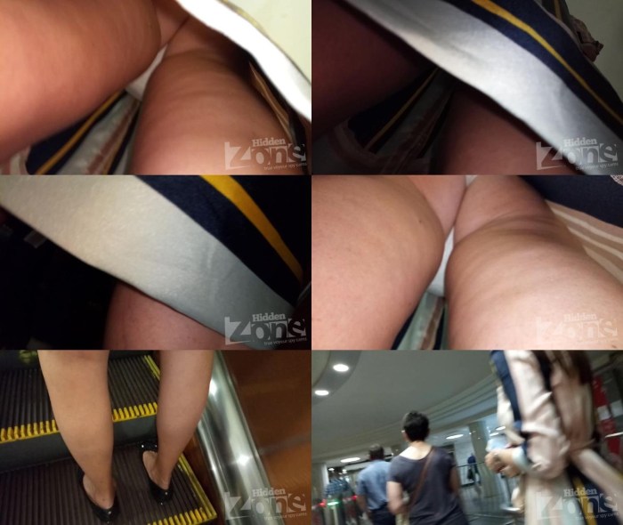 Without panties in the subway hidden