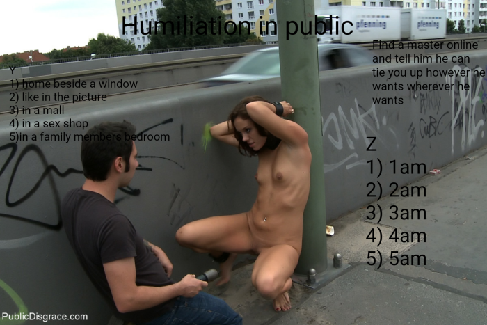 Naked Babe Gets Humiliated in Public Place