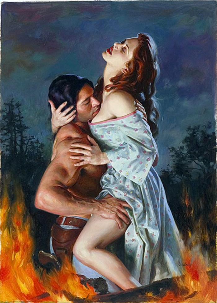 Max Ginzburg Painting about love