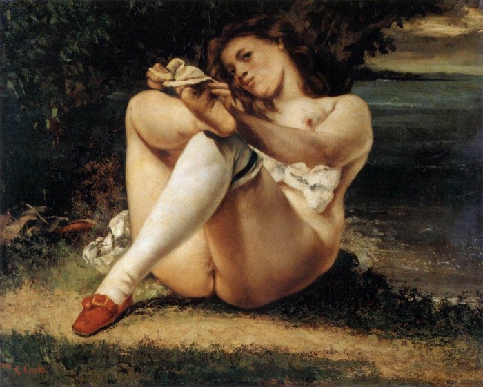 Gustav Courbet swimsuit