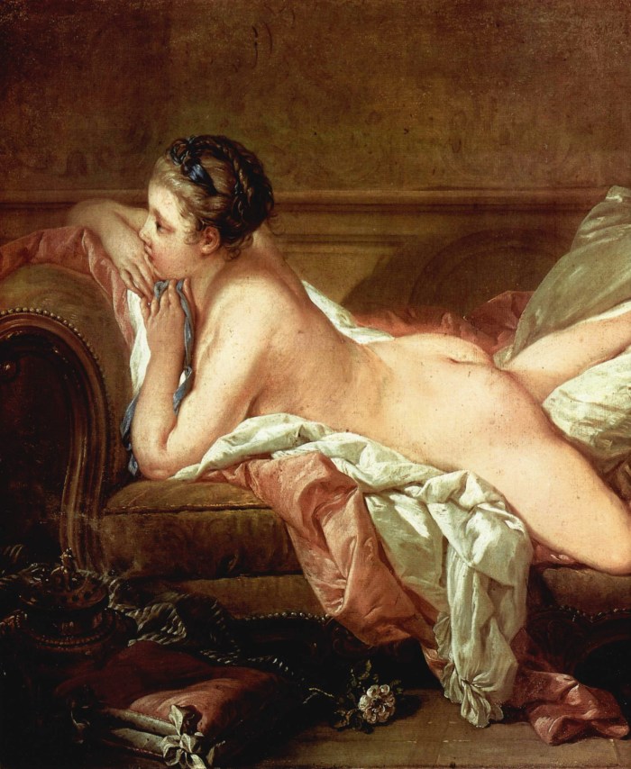 Francois Boucher, "Resting Girl", 1752