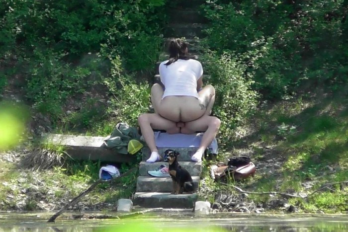 Girls naked in nature