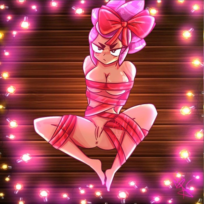 Kate Thornton in white underwear