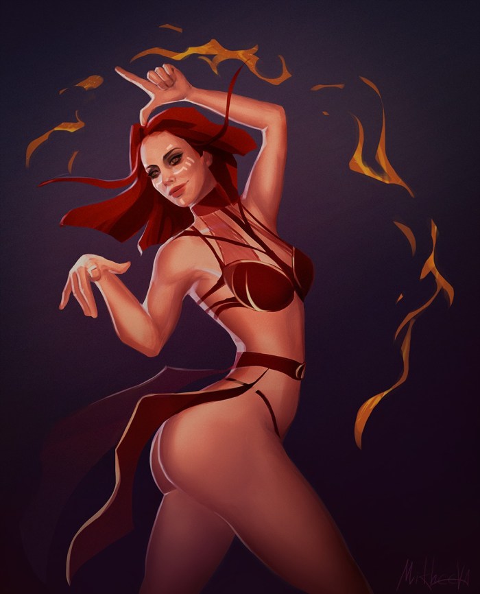 Dota 2 Lina Art 18