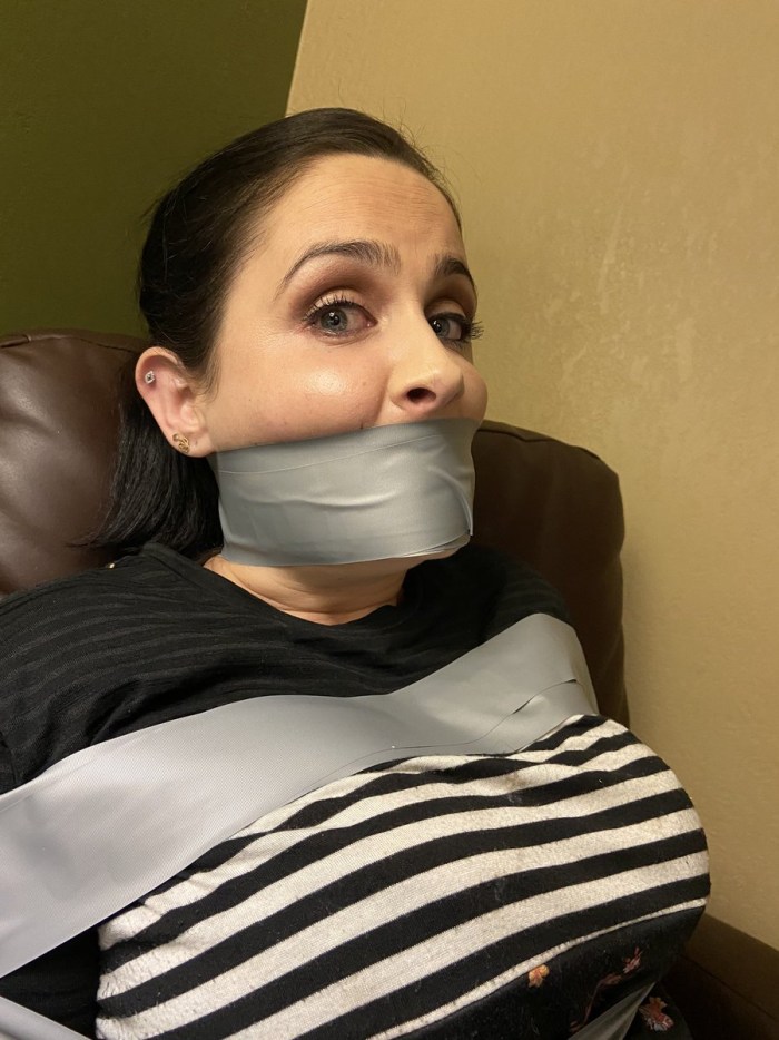 Carissa Montgomery Gagged
