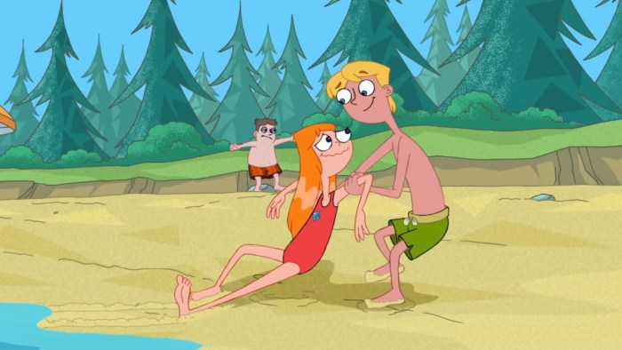 Naked Jeremy Fines and Ferb