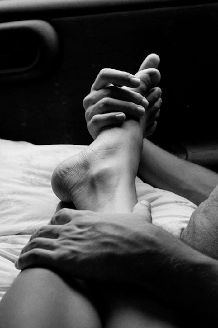 Male and female legs