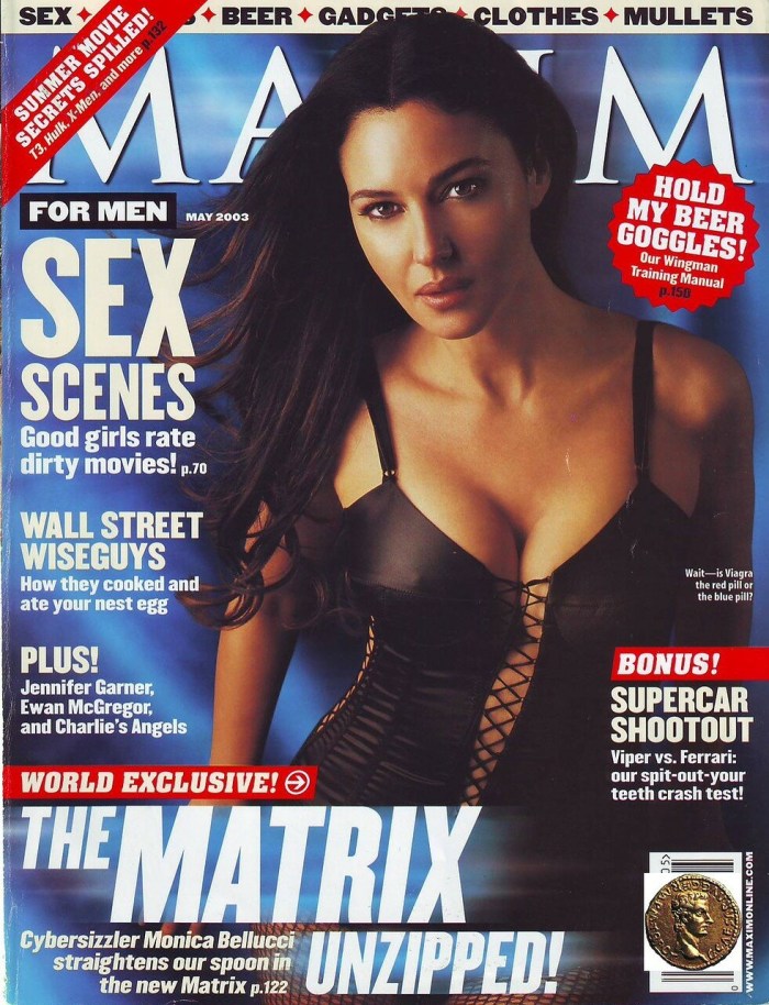 Monica Bellucci Maxim 2003