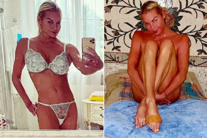 Anastasia Volochkova in a swimsuit