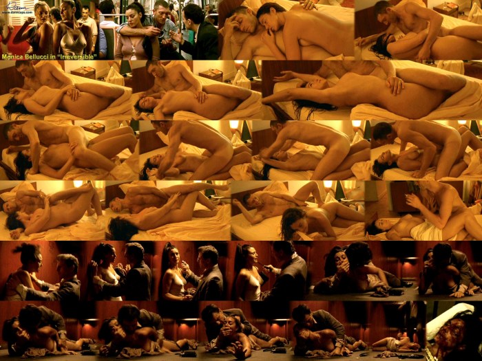 Naked Monica Bellucci in Malena's film