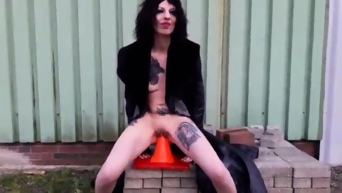 Barbarra - Hot Czech Brunette Eats Cum After Hardcore Sex in the Backseat of the Car GIF