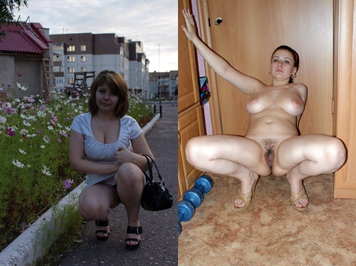 Grandma dress undressed naked