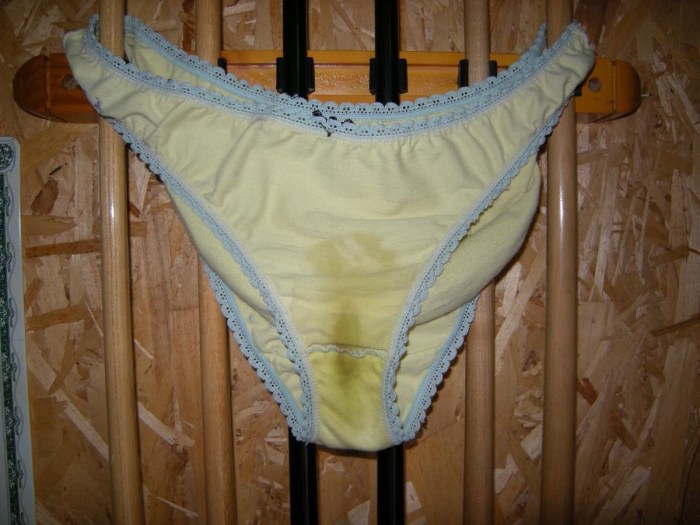 Dirty children's underpants