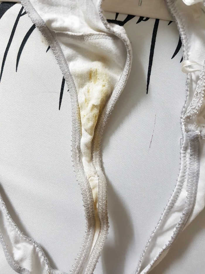 Hairy pussy in panties